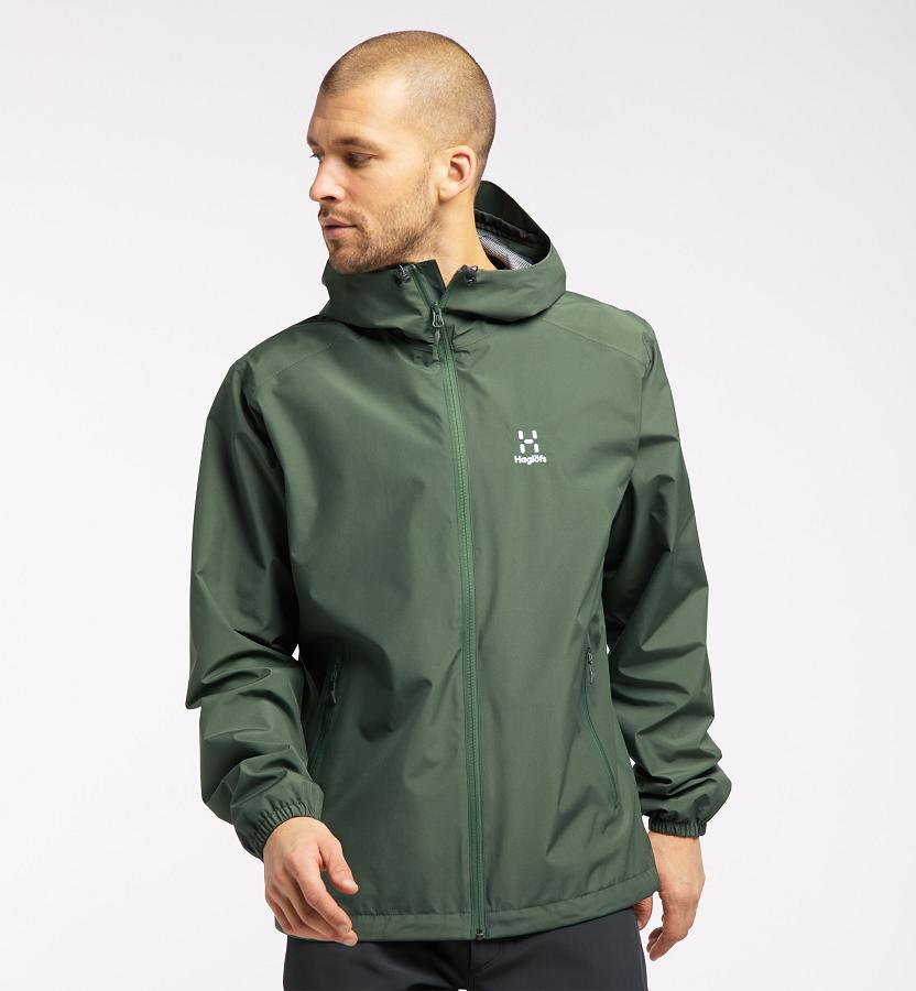 Haglöfs Mens Betula GTX Jacket Dark Green New Zealand 59234CSEH